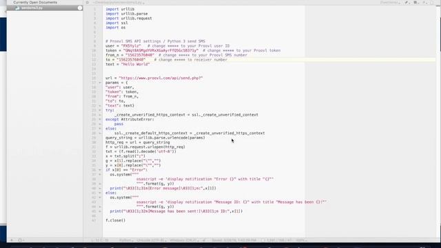 Python SMS API. Send text messages using python смотреть онлайн