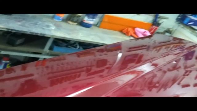 repair and painting Daewoo  Matiz  part 2 - pdr Ремонт двери Дэу  Матиз часть 2