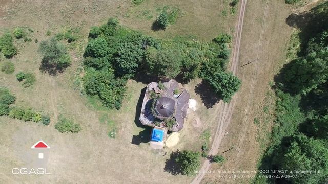 Аэросъемка села Караваево (Алексеевский район, Спасская церковь) смотреть онлайн