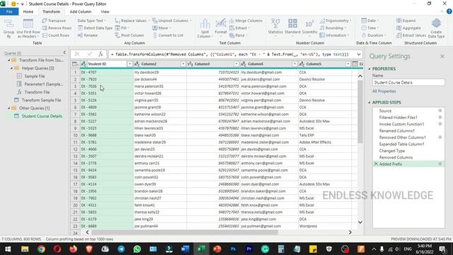 Import Multiple Text Files into Excel using Power Query in Tamil