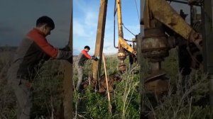 Установка ж/б опор СВ-110 по всей МО