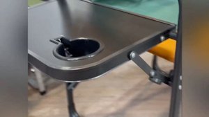 Стул туристический складной со столиком и термосумкой.