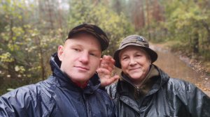 Короткометражное видео : Грибалка с внуком под дождём ️!!!