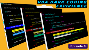 VBA. Настройка темной темы в редакторе Visual Basic Editor