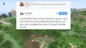 Minecraft PS4 + Xbox One: World Resize Option + Save Transfers