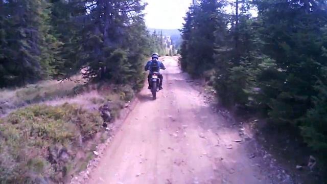 SUZUKI DR 200 SE DJEBEL dupa Dobrin spre Muntele Mare p.3 (28.08.2016) смотреть онлайн