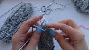 детские варежки спицами, подробный мастер класс.