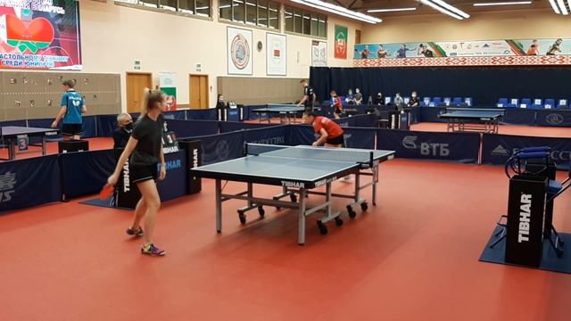 Кондрат А.(Витебск) 1:3 Ласица Т.(Минск). Настольный теннис в РБ. Tabletennis.