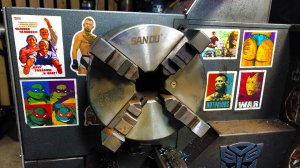 Токарный четырёх кулачковый 125 патрон с AliExpress ( Токарный патрон 125 с алиэкспресс )