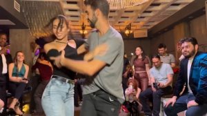 NOELIA & ALBERT BURJACHS ?? Improv Bachata Demo at DINE + DANCE. Ultima Botella By Wilben Bello