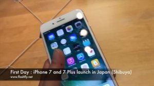 First Day : iPhone 7 and iPhone 7 Plus Launch in Japan (Shibuya)