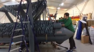 Лодка Посейдон Титан 480 Разработка установка комбинированного и стояночного тента