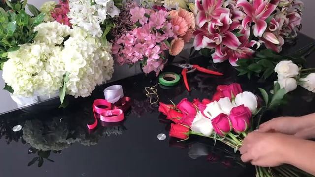 Easy DIY roses bouquet for Valentine's day смотреть онлайн