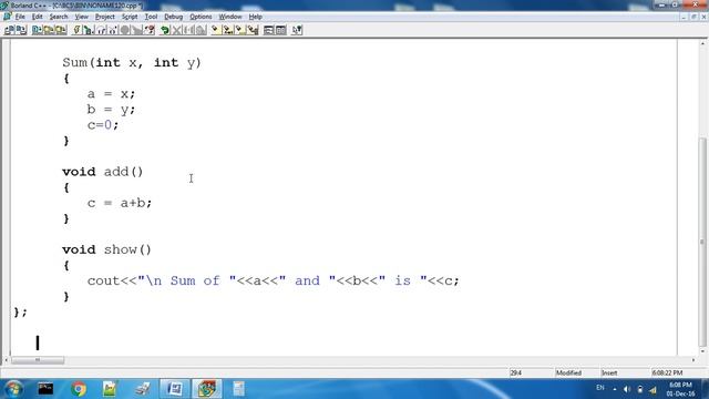 Constructor With Arguments In C++