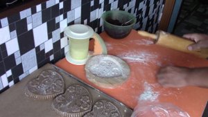 Форма для печатных пряников.Черёмуховая начинка.