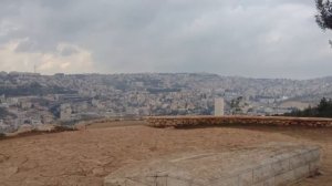 Израиль. Вид с горы на город Назарет. 1.12.14 год