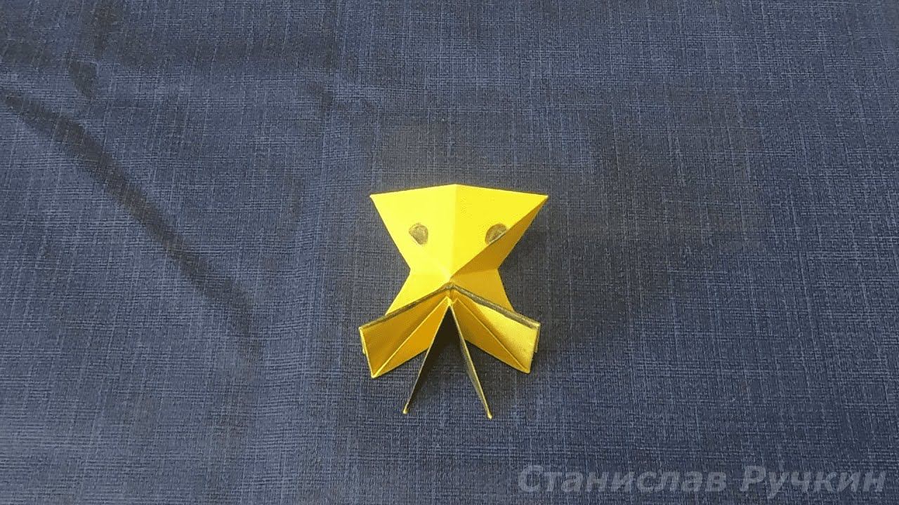 Как сделать бумажного инопланетянина | Оригами инопланетянин | Поделки