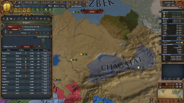 EU4 Mandate of Heaven Qing of China achievement run 21 смотреть онлайн