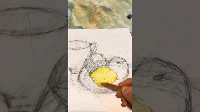 Рисую натюрморт цветными карандашами инст/тг @marialalart #художник #Творчество #Рисунок #Туториал смотреть онлайн