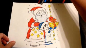 Дед Мороз и мальчик / Santa Claus and boy