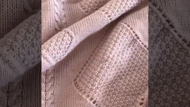 Вязаный плед на велсофте Ромбик новый смотреть онлайн