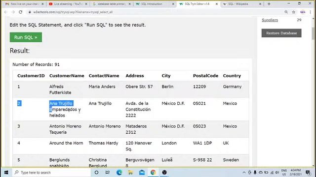 INTRODUCTION TO PROGRAMMING IN SQL