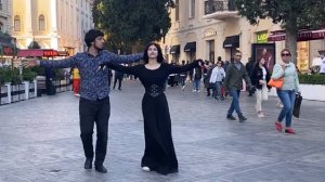 Баку Тарговая Улица Мадина Лезгинка 2024 Чеченская Песня Madina Tarqovu Lezginka Dance Baku ALISHKA