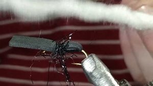 лучшая мушка на хариуса мушка муравей из пенки (мо)/ fly ant foam (mo)
