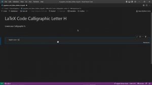 Jupyter Notebook | Markdown | LaTeX | How to Add A Calligraphic Letter H Using LaTeX Code
