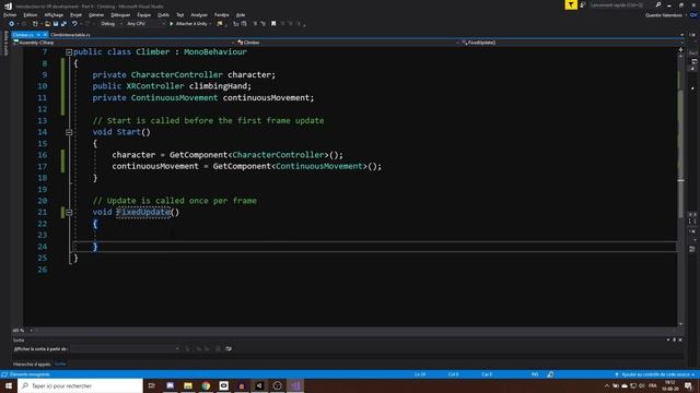 Introduction to VR in Unity - PART 9 : CLIMBING смотреть онлайн
