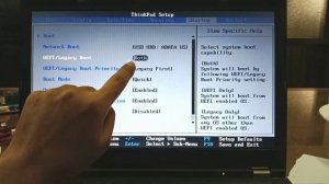 BIOS/Boot Menu Setting on Lenovo Thinkpad T420 Laptop