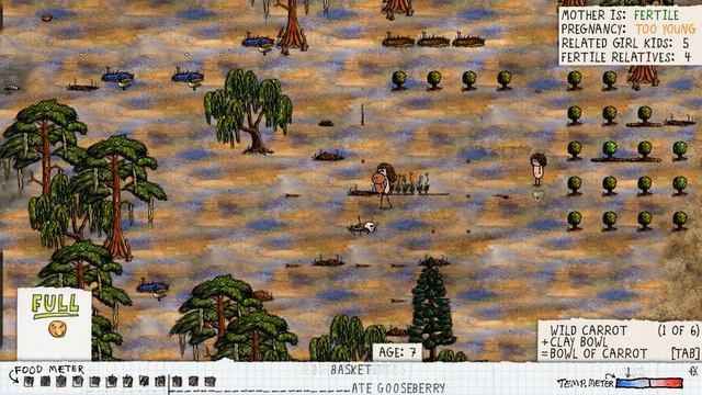 One Hour One Life. Об огородах. Часть 1. смотреть онлайн