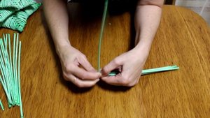 Новогодняя Ёлочка Из Бумажных Трубочек.|МК ёлка из бумажной лозы