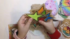 звездные эмоции. распаковка наклеек №8.mp4