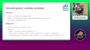 Automate MariaDB Galera deployments with Ansible - Federico Razzoli - MariaDB HA MiniFest 2021
