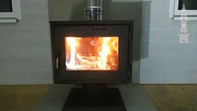 Печь камин Гармония 807 - Н (чёрная). Красота горения пламени... смотреть онлайн