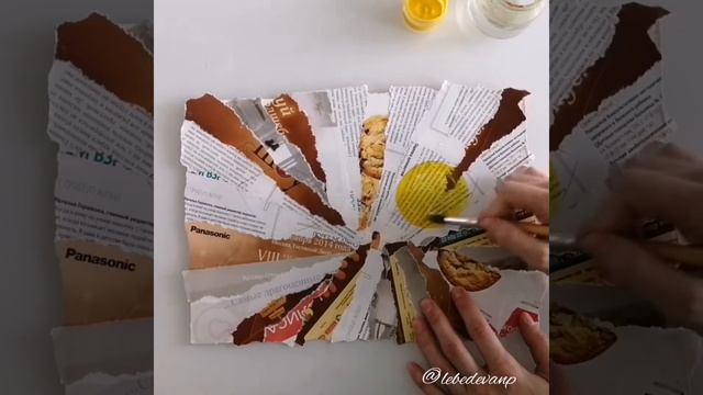 АППЛИКАЦИЯ из бумаги - МИЛЫЙ КОТ / ПОДЕЛКИ с детьми / PAPER CRAFTS - CAT / DIY