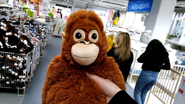 Мягкая игрушка обезьянка, орангутанг. 31 марта 2019 год. смотреть онлайн