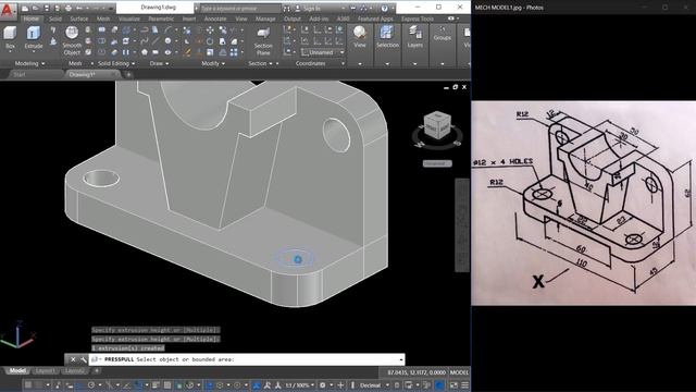 AutoCAD 3D MECHANICAL MODELING AND ANNOTATION смотреть онлайн