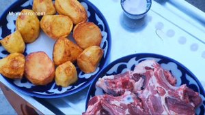 МЯСО с КАРТОШКОЙ.Самый вкусный, самый простой УЗБЕКСКИЙ  КАЗАН-КЕБАБ на КУРДЮЧНОМ ЖИРЕ!