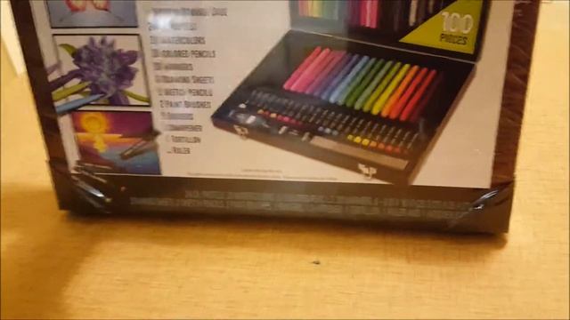Artskills 100 Piece Deluxe Art Set with Wooden Case смотреть онлайн