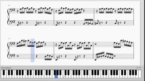 Bach - Prelude from Cello Suite no. 1 - Piano Arrangement - Free PDF