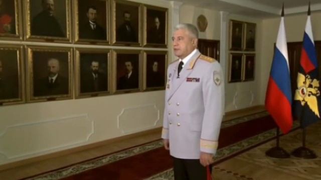 Поздравление В.А. Колокольцева с Днем сотрудника органов внутренних дел (2014 г.) смотреть онлайн