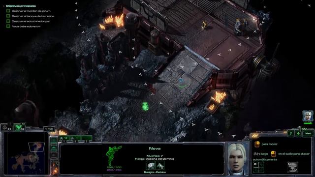 Starcraft 2 Wings of Liberty Full campaña #21 - Misión de Nova: Fantasmas del Pasado смотреть онлайн