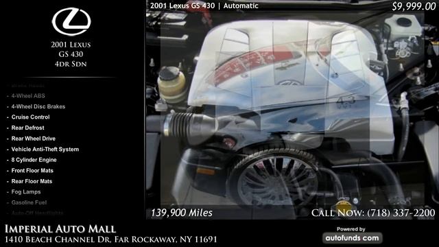 2001 Lexus GS 430 4dr Sdn | Imperial Auto Mall, Far Rockaway, NY - SOLD - смотреть видео онлайн от «Heartfelt Highways» в хорошем качестве, опубликованное 3 марта 2024 года в 15:17:24.