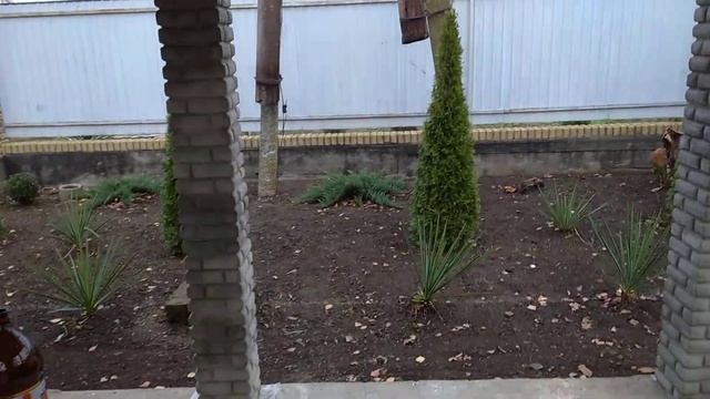 Беседка своими руками , установка декоративных столбиков из бетона. смотреть онлайн