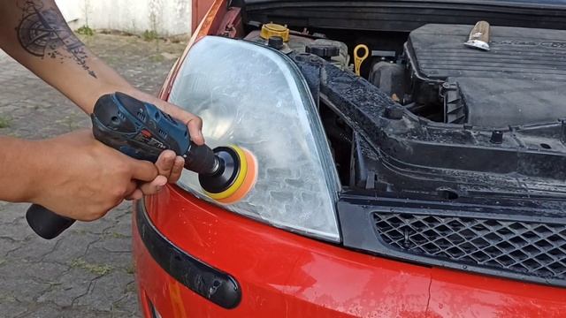 Все этапы полировки фар с применением K2 протектор