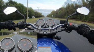 Suzuki GS 500 GS500 acceleration 0-100 km/h Poznań [4K 60FPS | ULTRA HD]