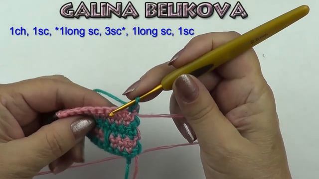 Простой двухцветный геометрический узор   Simple Two Color Geometric Pattern