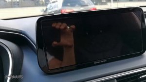 Глюк головного устройства Hyundai Santa fe 2021